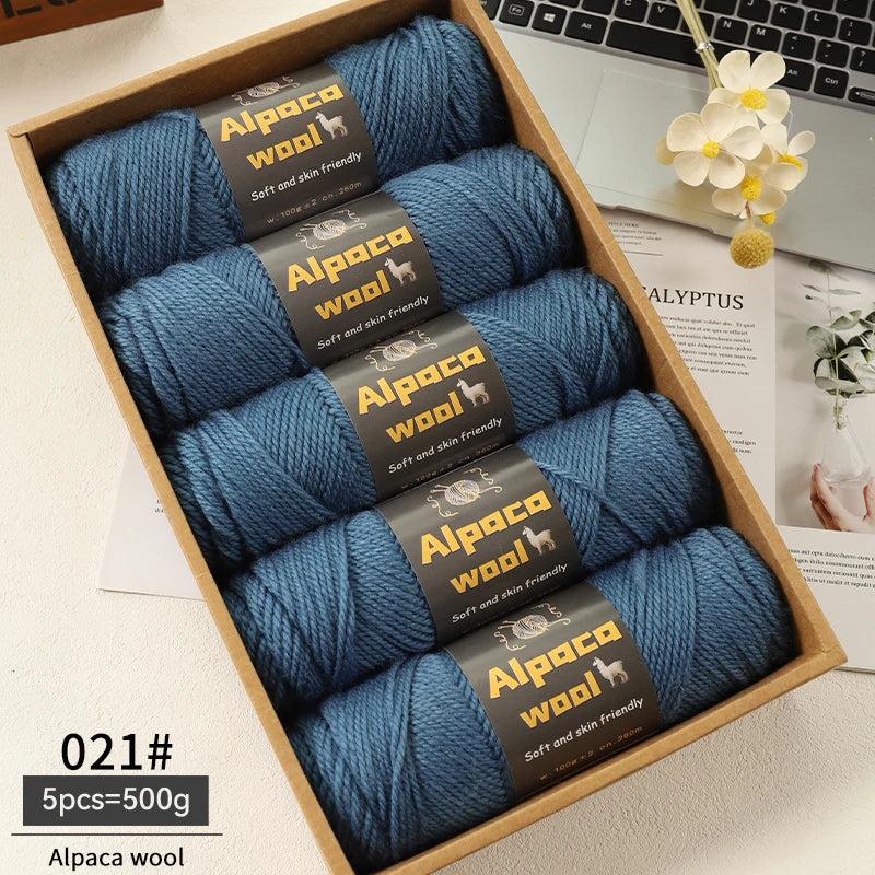 500g Alpaca Wool 245 Chunky Knitting Yarn
