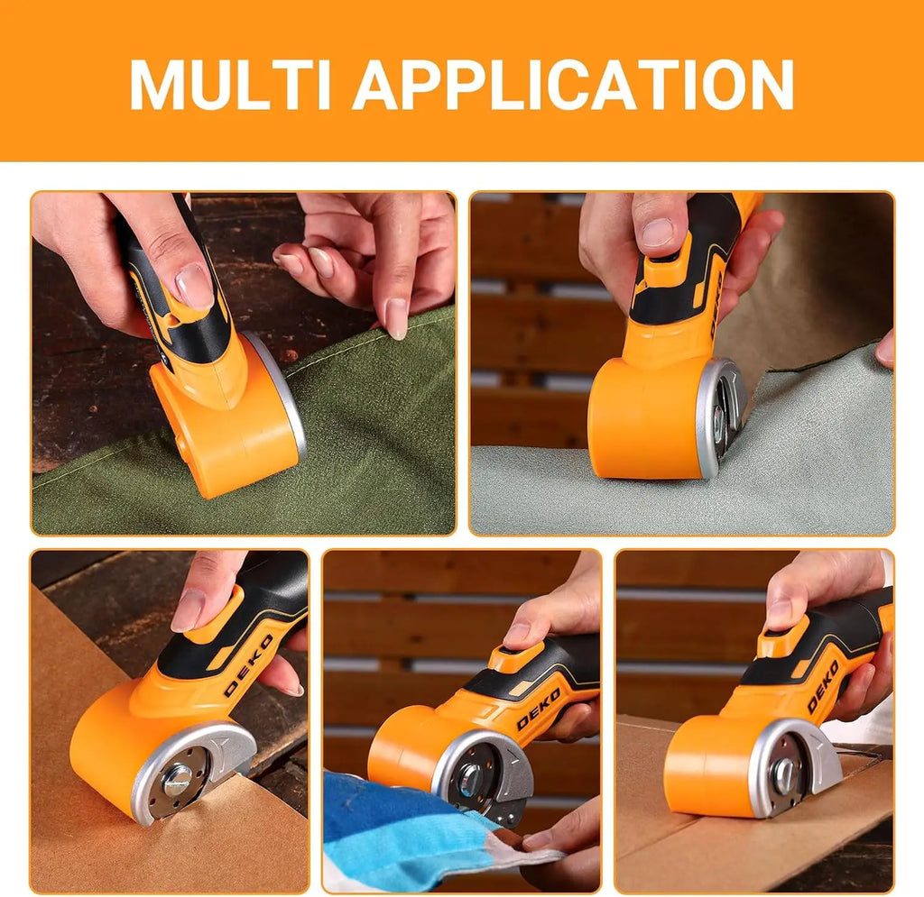 DEKOPRO Professional 3.7 V Electric Sewing Scissors