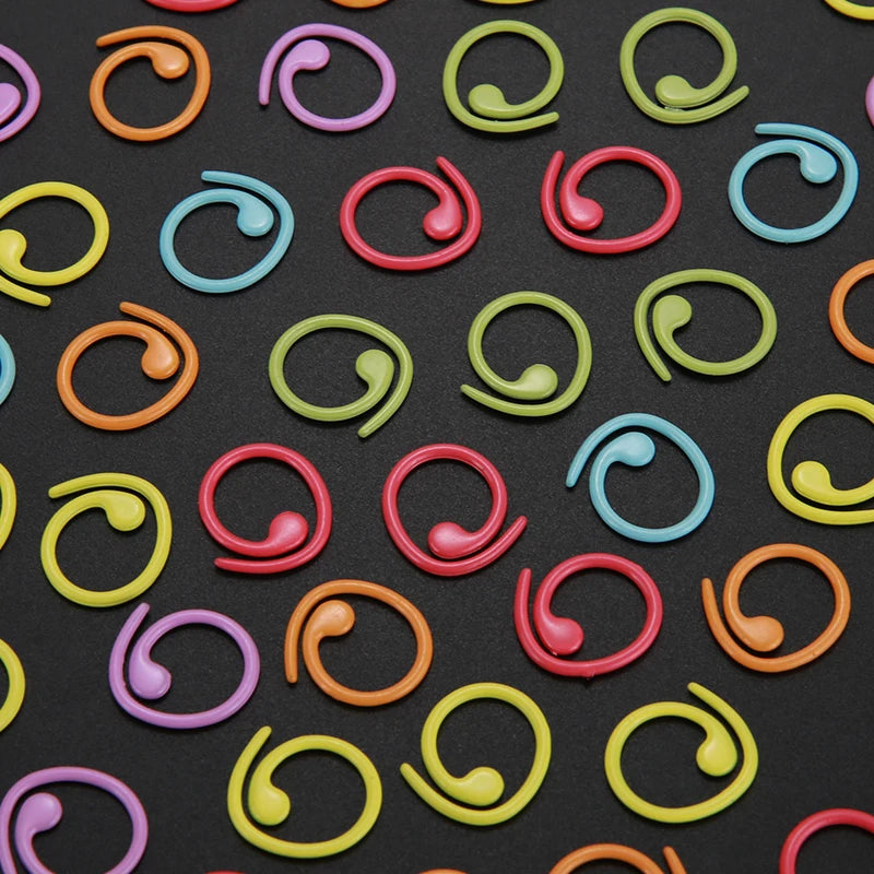 Metal Stitch Markers  for Knitting and Crocheting