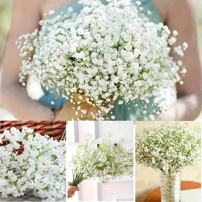 50pcs Artificial Baby's Breath Flowers