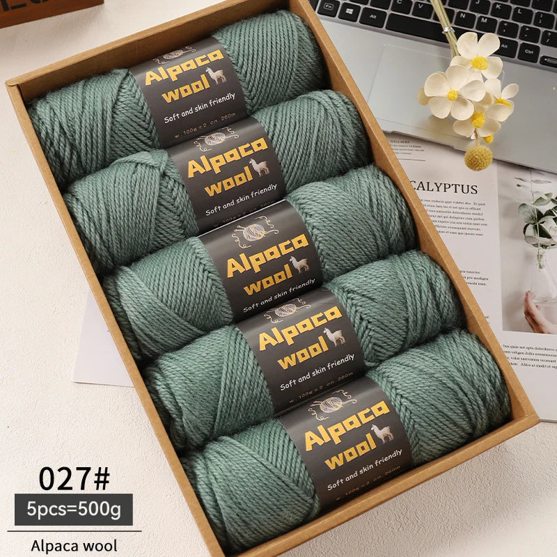 500g Alpaca Wool 245 Chunky Knitting Yarn
