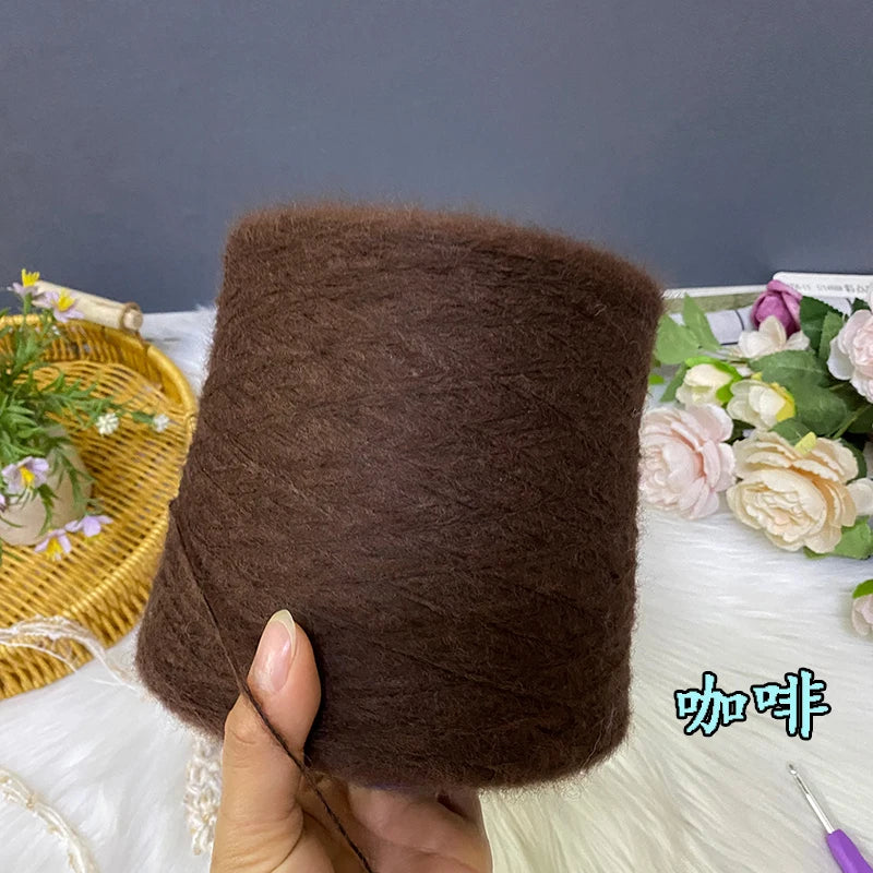 500G/PC Mohair Yarn High Quality Super Soft