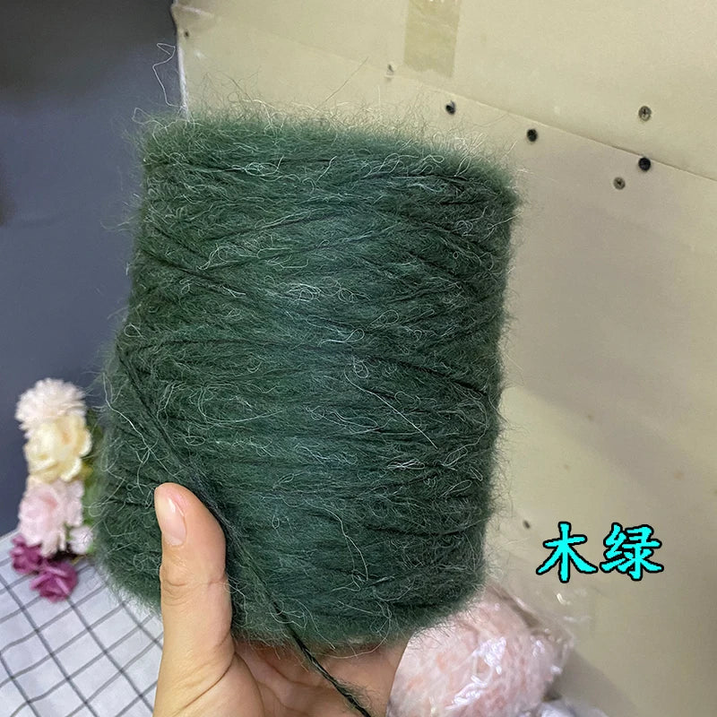 500G/PC Mohair Yarn High Quality Super Soft