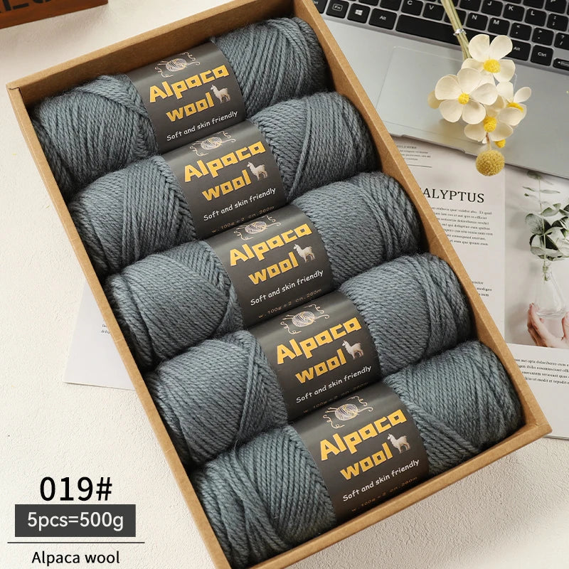 500g Alpaca Wool 245 Chunky Knitting Yarn