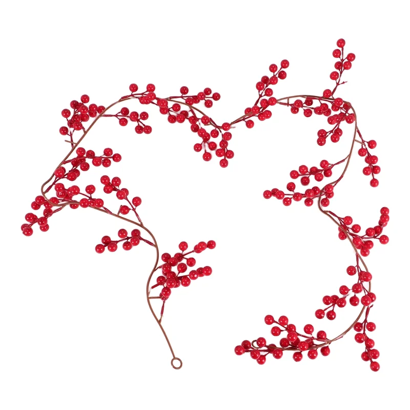 Artificial Burgundy  Berry Garland