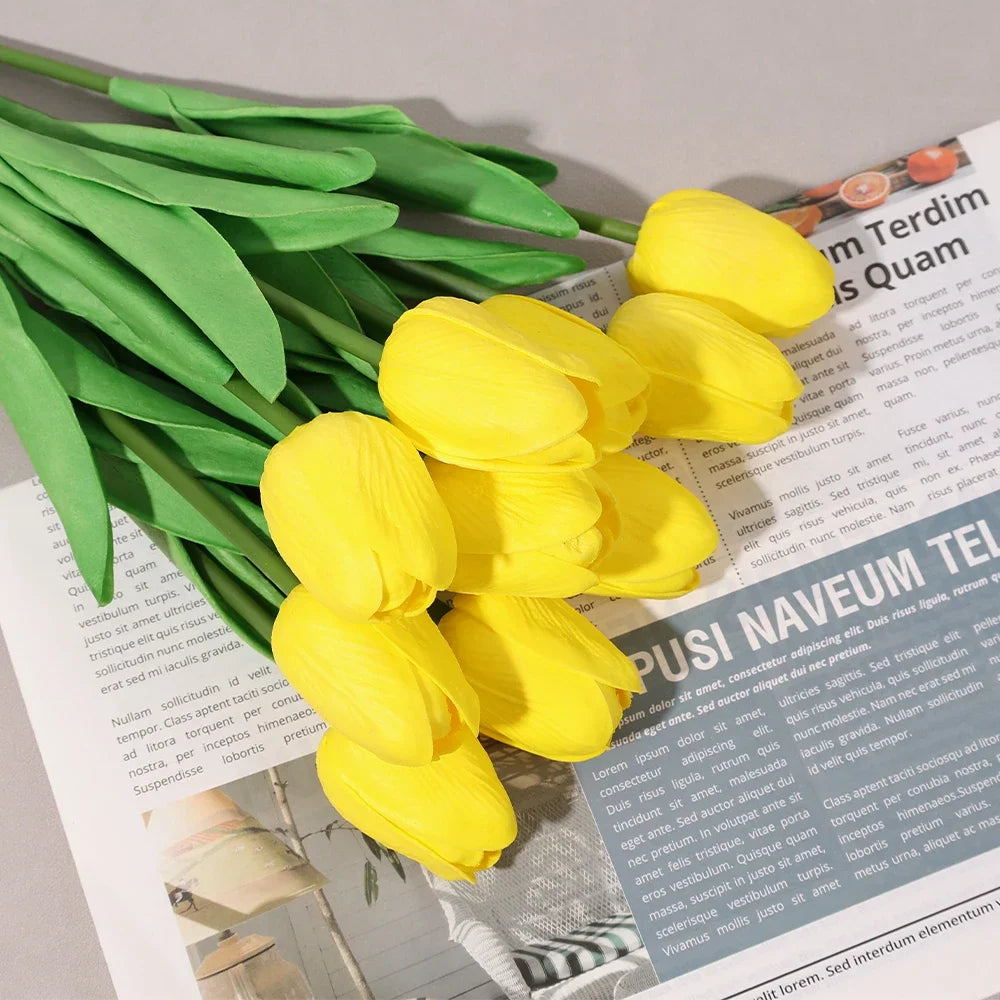10/5/1pcs Tulip Artificial Flower Bouquet