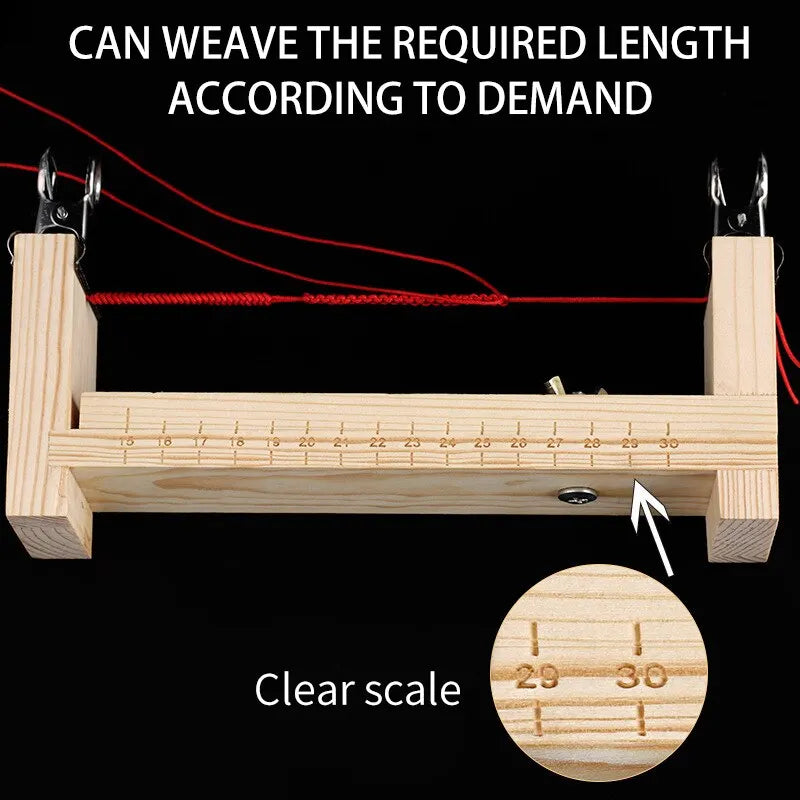 DIY Bracelet Wood Braiding Frame