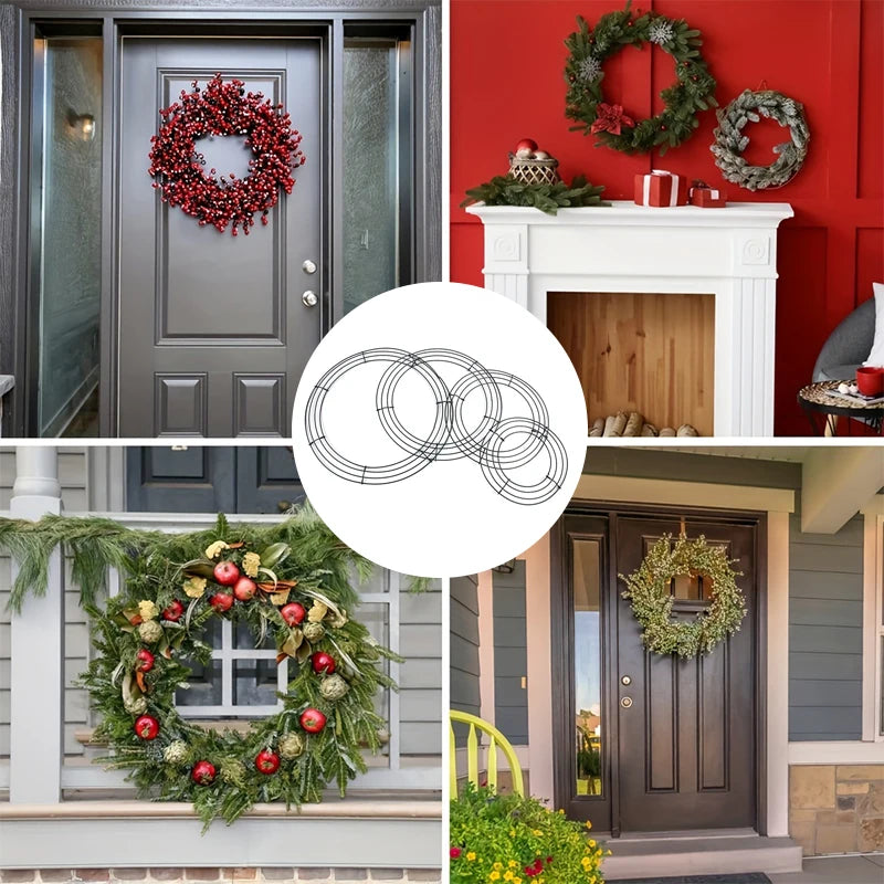 Metal Hoop Floral Wreath Frame Wire