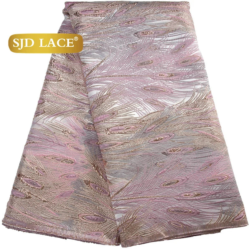 African Lace Fabric  High Quality French Brocade