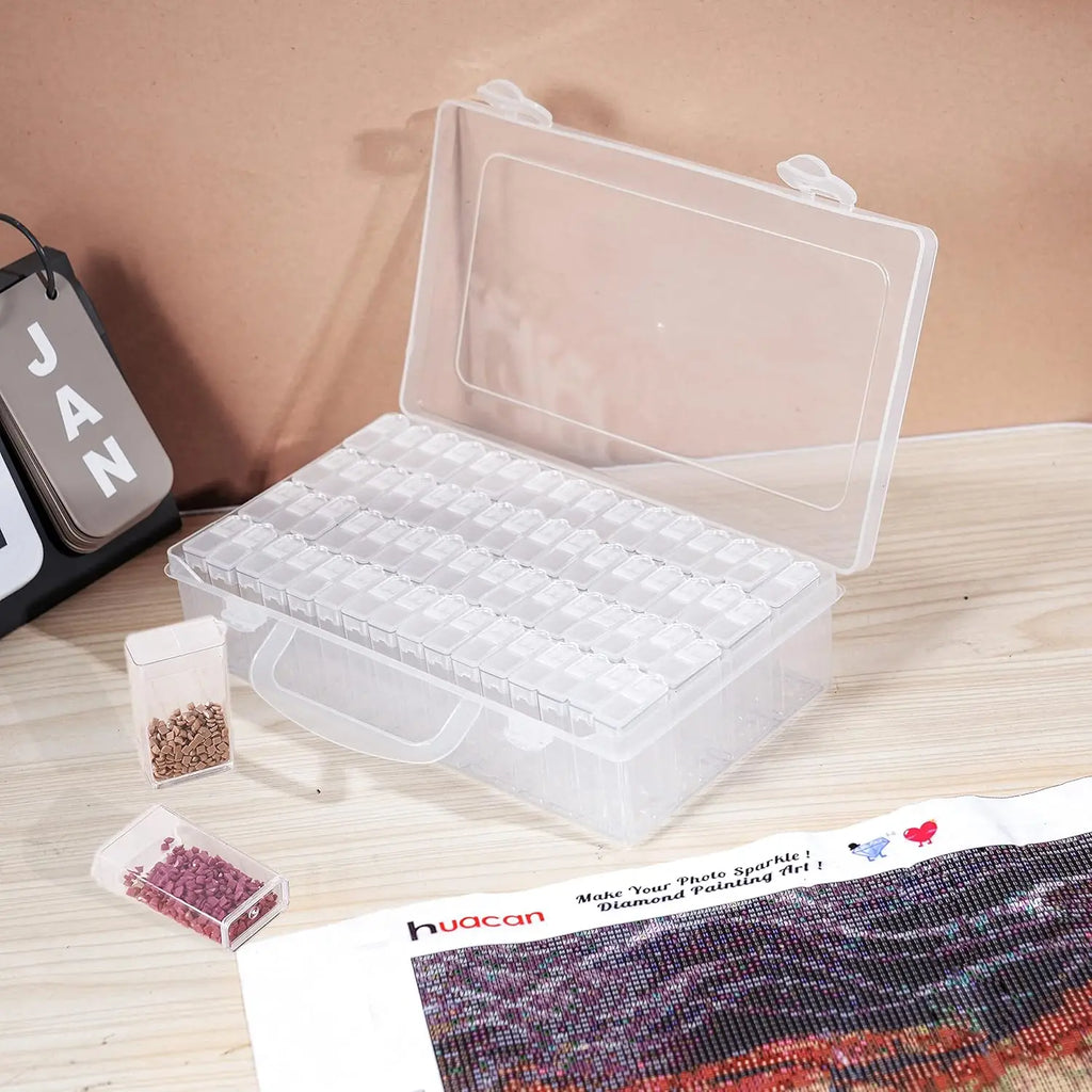 64-Grid Diamond Painting Storage Box