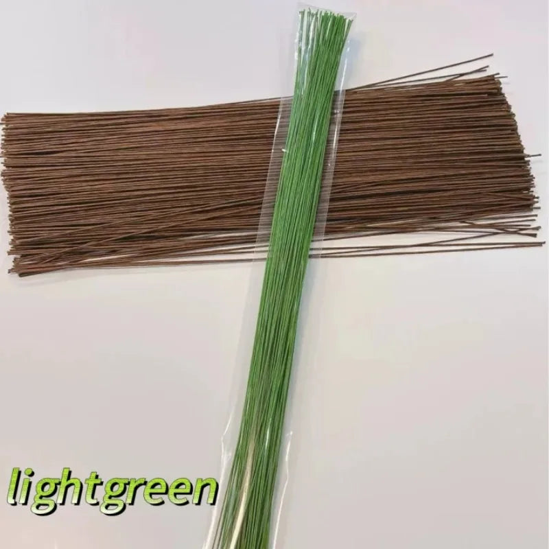Floral Stem Wire  Dark Green