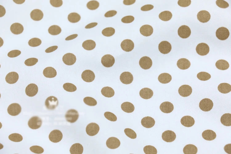 Dot print 100% cotton sold by  meter,